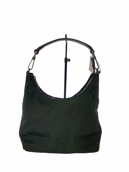 Gucci Handbags - Gucci black hobo shoulder bag leather trim top zip